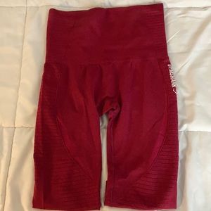 Gymshark Vital Seamless Leggings- Red